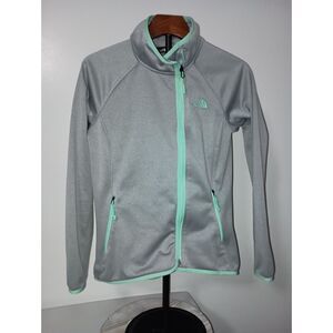 THE NORTH FACE:  Gray Full Zip-Up Jacket, Woman Size S/P